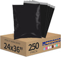 Metronic Poly Mailers 24×36 250 Pcs Black, Extra Large Shipping Bags for Clothes,Self Seal Shipping Envelopes for Small Business,Waterproof Mailers Poly Bags for Shipping,Packaging Mailing Bags Bulk