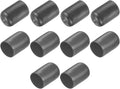 uxcell 10pcs Rubber End Caps 20mm ID Vinyl Round End Cap Cover Screw Thread Protector Dark Grey