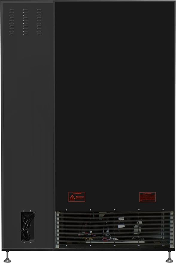 KoolMore Refrigerated Snack Vending Machine with 60 Slots and 22 Inch Touch Screen with CC Reader and Bill Acceptor in Black (KM-VMRT-50-BR)