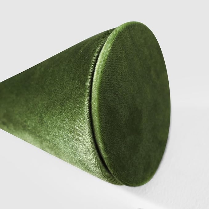 Resilient Velvet Bracelet Display Stand, Cone-Shaped Bangle Storage Holder For Jewelry Store Retail Countertop Organizer Stand (Green, Resilient Velvet)