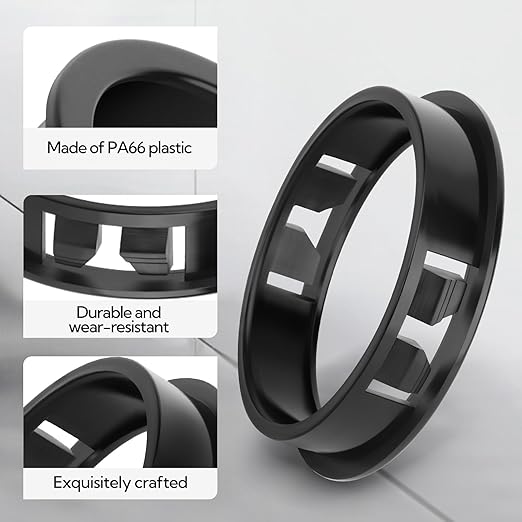 10PCS 2-3/8" Black Cable Snap Bushing Grommet, Snap in Cord Bushing Protect Cables