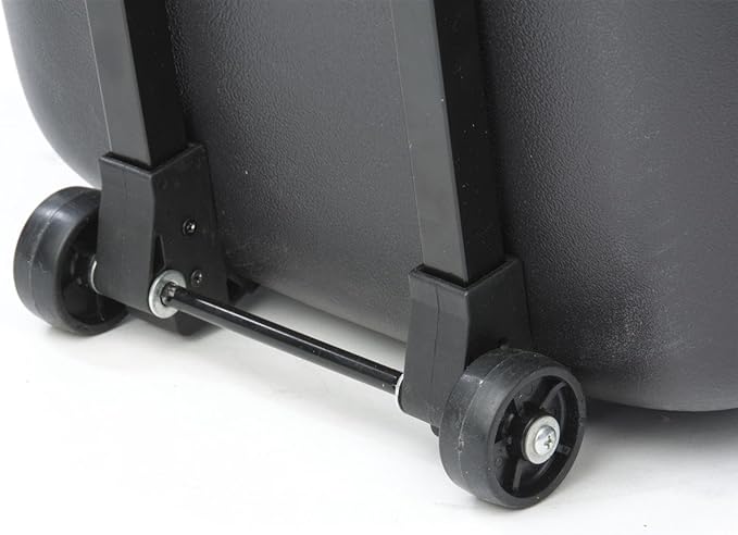 Displays2go 16.4 x 39 x 9 Inch Trade Show Travel Carrying Case, ABS Plastic Shell (TSCA1738)