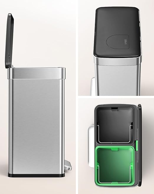 Cesun GreenGrin Kitchen Trash Can (Sliver)