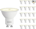 BUBO GU10 LED Bulb 6W Equivalent 50W, 3000K Warm White 650 Lumens, Non-Dimmable GU10 Bulb Replacement for Track Lighting, MR16 LED Bulb for Kitchen, Range Hood, Living Room, Bedroom, 20 Pack