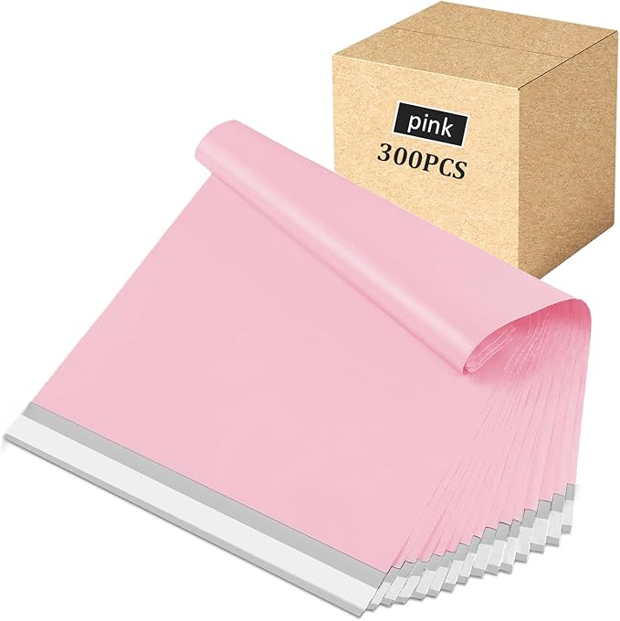 Large Poly Mailers 24x24 Inch 300PCS, 5-Layer Self-Seal Large Waterproof Shipping Bags for Clothes, Books, Mailing, E-commerce Packaging,Tear-Proof Shipping Envelopes Poly Bags for Business