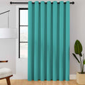 ChrisDowa Room Divider Curtain 108 Inches Long, Wide Blackout Sliding Door Curtain for Bedroom, Room Darkening Privacy Window Curtain for Patio Door (1 Panel Set, Teal, 100 x 108 Inch)