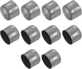 uxcell 10pcs Rubber End Caps 54mm ID Vinyl Round End Cap Cover Screw Thread Protectors Dark Grey
