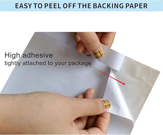 1000 Pcs 9.5"x6.7" Self-Sealing Packing List Envelope Pouches, Clear Adhesive Top Loading Packing Envelopes for Shipping Supply, Mailing Pouch Enclosed Bags Packing Slip & Invoice Labels