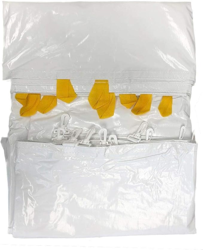 TentandTable Standard Cathedral Tent Sidewall, 7-Foot by 20-Foot, Waterproof Sidewalls for Commercial Party & Canopy Tents, UV Resistant & Removable, 14oz Translucent Vinyl, Tent Not Included
