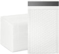 packbabol Bubble Mailers, 4x7 Inch Padded Bubble Mailers Pack of 50 Bubble Envelopes Opaque Self Seal Adhesive Waterproof Bags for Shipping and Packaging (White, 4x7-50Pc)