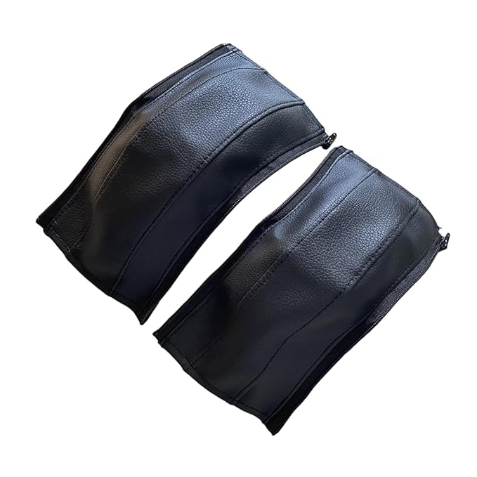 Baby Stroller Handle Protect Cover Compatible for Uppababy Vista V1 V2 Stroller, Armrest Bar Sleeve Case, Stroller Accessories, One Pair (Black)