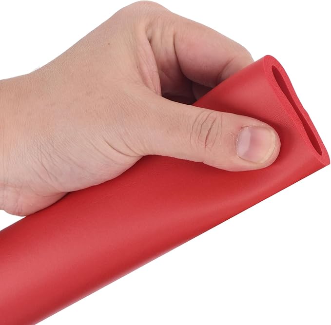 uxcell Foam Tubing for Handle Grip Support,22mm(7/8") ID 32mm(1 1/4") OD 0.3 Meter/1ft Length Red