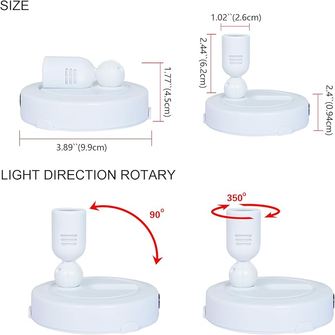LED Spotlight, Battery Operated Spotlights with Remote, Up Lighting for Indoor Plants, Dimmable Tree Spotlight, Picture Lights for Wall Art Display Dartboard Painting Artwork Accent Frames