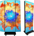 LED Digital Signage Display (P1.86 Spliceable LED Poster Screen, with Publishing System, Foldable Advertising Display Kiosk, Suitable for Events and Rental Scenarios, Supports WiFi/USB/HDMI)(90in-)