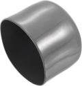 uxcell 4pcs Rubber End Caps 59mm ID Vinyl Round End Cap Cover Screw Thread Protectors Dark Grey, 40mm Height