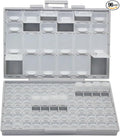 AideTek BOXALL96 96 Lids Enclosure SMD SMT Parts Organizer Surface Mount Box Labels