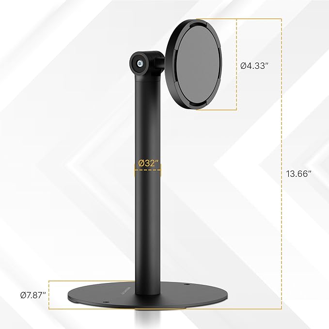 Mount-It! Anti-Theft Tablet Stand, Universal 7–15" Countertop POS Kiosk with Lock, 360° Rotation & 230° Tilt, Secure Retail iPad Stand for Check-in, Business & Commercial Use