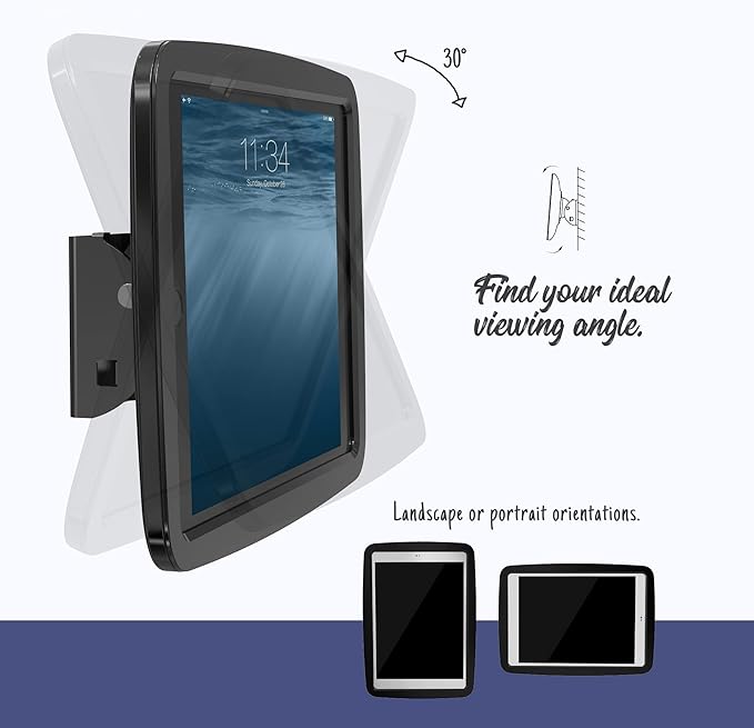 Tablet Wall Mount Compatible with 10.2 inch iPad 7 8 9 Gen BSW102TB