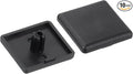 uxcell 10Pcs Extruded End Cap Nylon, 30x30mm T-Slot Aluminum Profile 3030 European Standard End Cap Extrusion Plug for Trolley, Fish Tank Rack, Storage Rack, Black