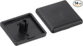 uxcell 14Pcs Extruded End Cap Nylon, 20x20mm T-Slot Aluminum Profile 2020 European Standard End Cap Extrusion Plug for Trolley, Fish Tank Rack, Storage Rack, Black