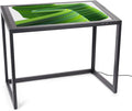Displays2go 43" Interactive Touch Desk with PCAP Touchscreen – Digital Display Desk, Wheelchair Accessible, Touchscreen Kiosk for Retail & Education – Black