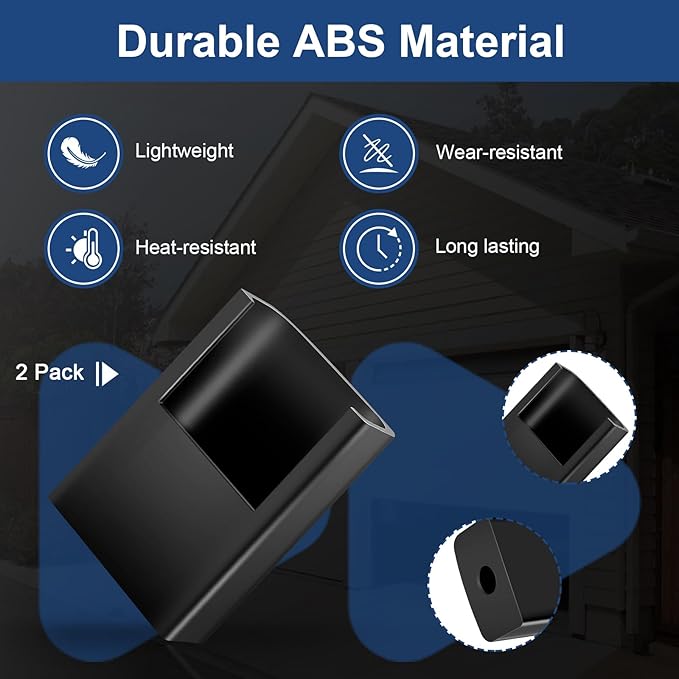 Garage Door Sensor Sun Shade Protector, Garage Door Safety Sensor Sun Shield Cover Sunlight Cover Compatible with Linear Garage Door Sensors HAE00002 LSO50 LDO33 LDO50 (2 Pack)