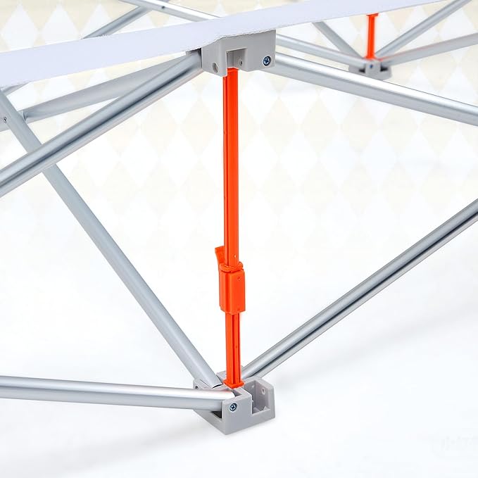 7.38 x 7.38 ft Portable Pop up Display Stand Trade Show Backdrop Tension Booth Collapsible Trade Show Booth for Exhibit, Conference, Weddings, Party, Collapsible Space Truss (Frame Only)