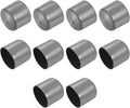 uxcell 10pcs Rubber End Caps 47mm ID Vinyl Round End Cap Cover Screw Thread Protectors Dark Grey