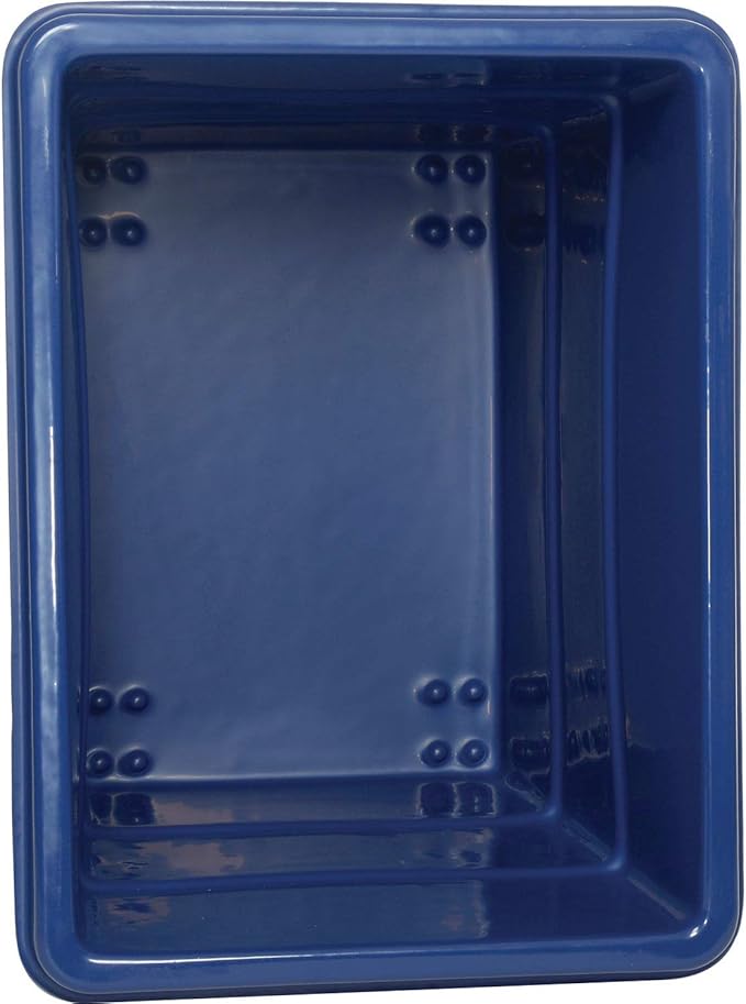 Global Industrial 12 Bushel Plastic Bulk Box Truck, Steel Chassis Base, 1000 lbs. Capacity, 4" Non-Maring Rubber Casters, Blue, 38-2/5"L x 28-9/10"W x 33" H