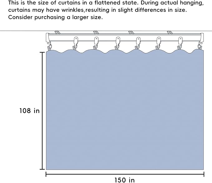 Room Divider Curtains with Flexible Ceiling Tracks Set,Blackout Curtain Ceiling Mount Curtain Track Privacy Room Dividers Ceiling Track Curtain Rod(Dark Grey Drape & Black rail W 12.5 × H 9 FT)