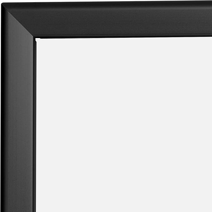 SnapeZo Poster Frame 24x30, Black, 1.25 Inch Aluminum Profile, Front-Loading Snap Frame, Wall Mounting, Professional Series
