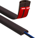 Floor Cord Covers for Wires 20FT Cable Hider Wire Cover Self Adhesive Cord Hider Floor for Offices, Homes, Workshops, Warehouses Cable Cavity 0.39" W x 0.27" H