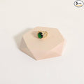 GemeShou single maple Jewelry display Tray for selling, Wooden hexagon display riser for jewelry, Jewelry retail shop display stand, photography props【maple Hexagon single Small】