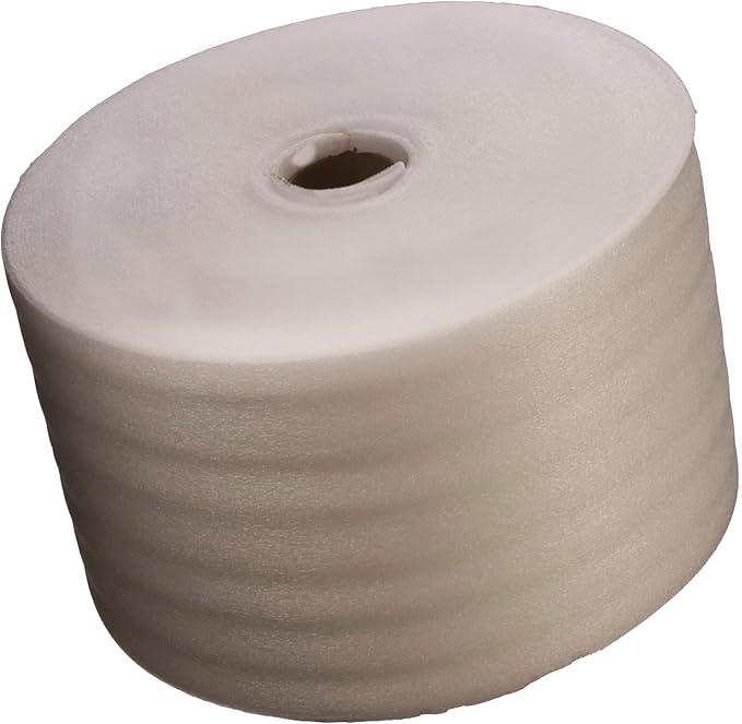 Bubblefast! Brand 1/8" x 188' Poly Foam Cushioning Roll with 12" Perforations (One 1/8" x 12" Roll)