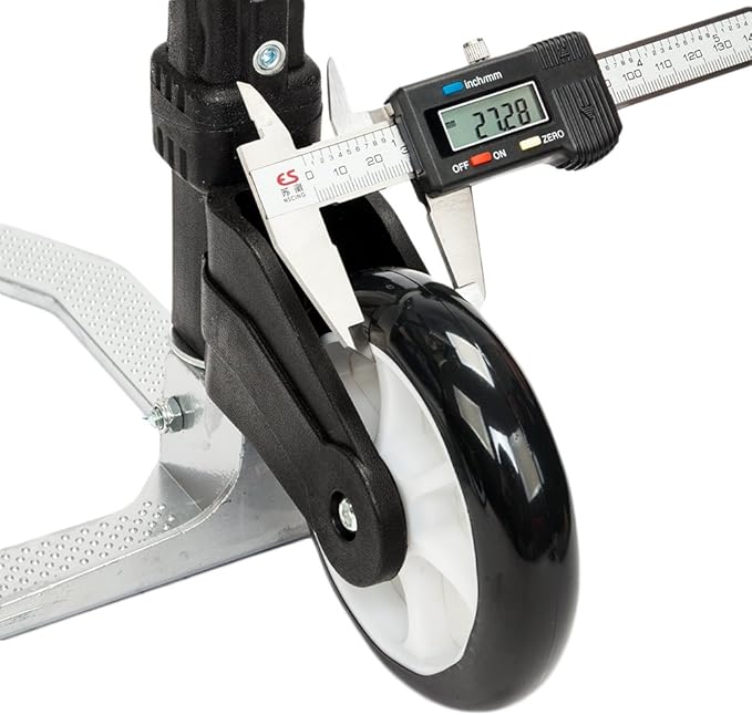 FCH Folding Hand Truck Aluminum Portable Folding Hand Cart 165lbs Capacity Hand Cart and Dolly Ideal for Home, Auto, Office,Travel Use,Black