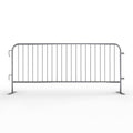 Angry Bull Barricades Metal Interlocking Steel Barricade (8.5 Ft. Lightweight Hot-Dipped, Flat Feet, Galvanized Steel, Set of 10)