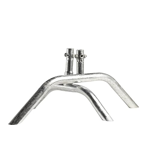 Trafford Industrial Angry Bull Barricades Metal Interlocking Steel Barricade (6.5 Ft. Economy, Light Weight & Pre-Galvanized, Bridge Feet, Zinc Coated Steel, Set of 20)