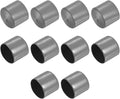 uxcell 10pcs Rubber End Caps 35mm ID Vinyl Round End Cap Cover Screw Thread Protectors Dark Grey