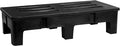 Commercial NSF Heavy-Duty Plastic Dunnage Rack, 2500 lb. Capacity, 48"x22"x12" (28W-501)