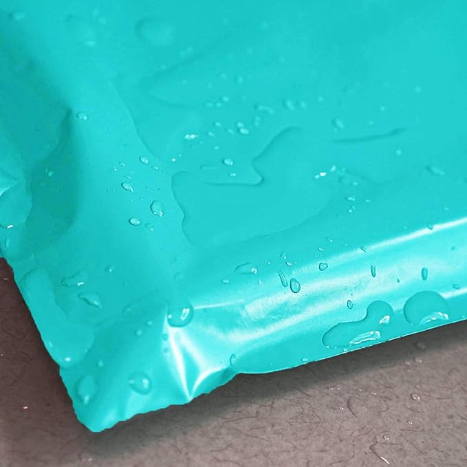 iMBAPrice 500-Pack Teal Poly Mailers 10x13 Inch #4 Color Poly Mailing Envelopes Bags, Self Seal Adhesive Waterproof and Tear Proof (Total 500 Bags)