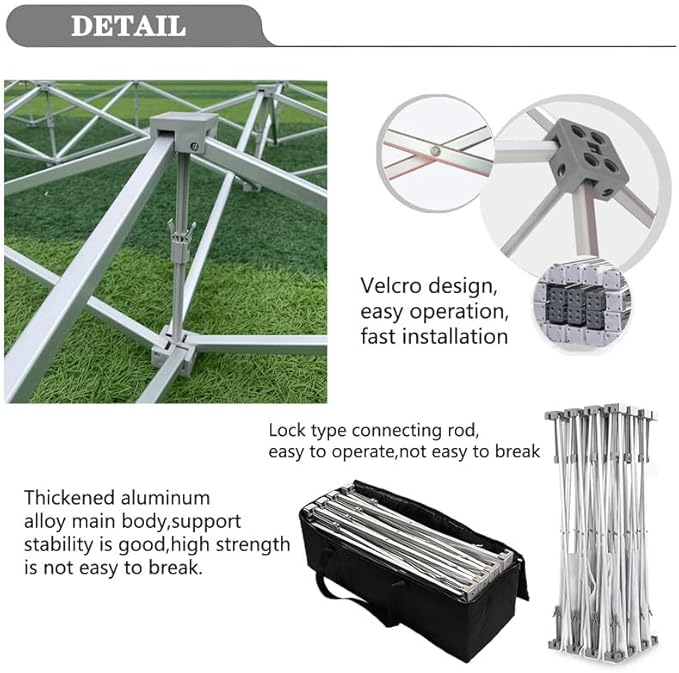 Customize Fabric Display Stand Trade Show Backdrop Portable Aluminum Pop Up Display Banner Backdrop with Collapsible Frame and Banner Set 10×7.5 FT