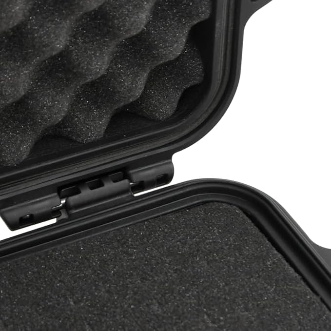 PP Portable Flight Case, Lockable Tool Box for Transportation Travelling, Protective Equipment Case, 11.8"x9.6"x7.9", -290