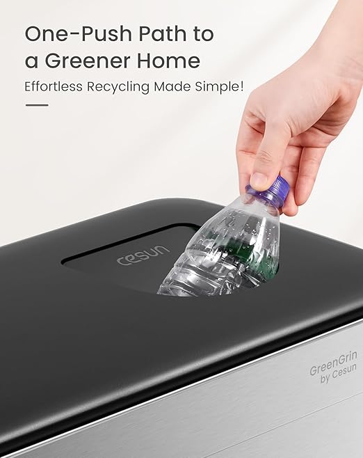 Cesun GreenGrin Kitchen Trash Can (Sliver)