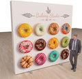 Vispronet Pop-Up Tension Fabric Trade Show Display Booth Frames (9.8ft x 9.8ft)