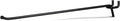 Presa Heavy Duty Black Steel Peg Board Shelving Hooks, 10-Inch, 50-Pack
