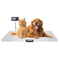 Dog Scale,1100Lbs Digital Livestock Scale,Large Pet Vet Scale,Stainless Steel Platform Electronic Postal Shipping Scale for Heavy Duty Large Hog Sheep Goat Pig Sheep 500 KG