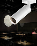Led Modern Directional Spotlight, Zoomable Uplighting Indoor Spotlight Accent Lighting for Cafeteria Foyer Living Room- 7W COB Chip CRI 97 Flicker Free