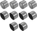 uxcell 10pcs Rubber End Caps 60mm(2 3/8") ID Vinyl Round End Cap Cover Screw Thread Protectors Dark Grey