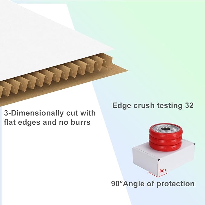 MEBRUDY 6x4x2 Inches Shipping Boxes Pack of 25, White Small Corrugated Cardboard Box for Mailing Packing Literature Mailer