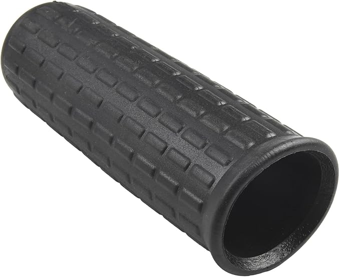 2Pcs Wheelbarrow Handle Covers 12-32mm Rubber Grip Sleeves Non Slip Garden Cart Handles Shock Absorption Black(122 x 30mm)